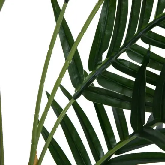 5ft. Artificial Potted Fern Palm with Real Touch Leaves {7}