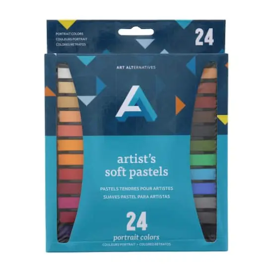 Art Alternatives Artist Soft Pastel 24 Color Set, Portrait {1}