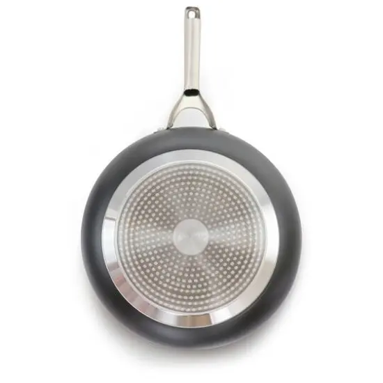 Oster Palladium 12'' Black Aluminum Frying Pan {3}