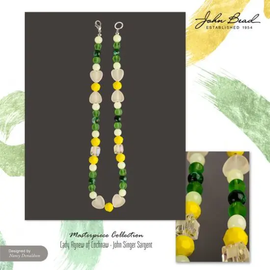 John Bead Masterpiece Collection Glass Bead Box Mix Lady Agnew of Lochnaw/John Singer Sargent {4}