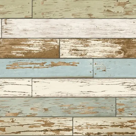 NuWallpaper Old Salem Vintage Wood Peel & Stick Wallpaper {1}