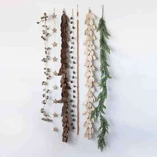 Hello Honey&reg; 6ft. Brown Dried Buri Palm Leaf Garland {3}