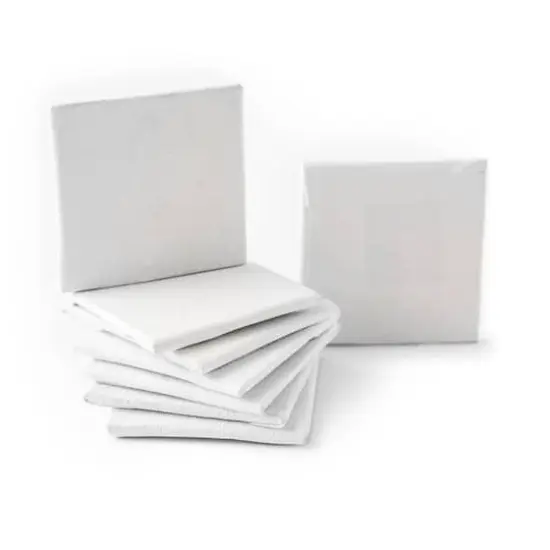 8 Pack 2" x 2"&nbsp;Mini Canvas Panels by Artist's Loft&trade; Necessities&trade; White {1}