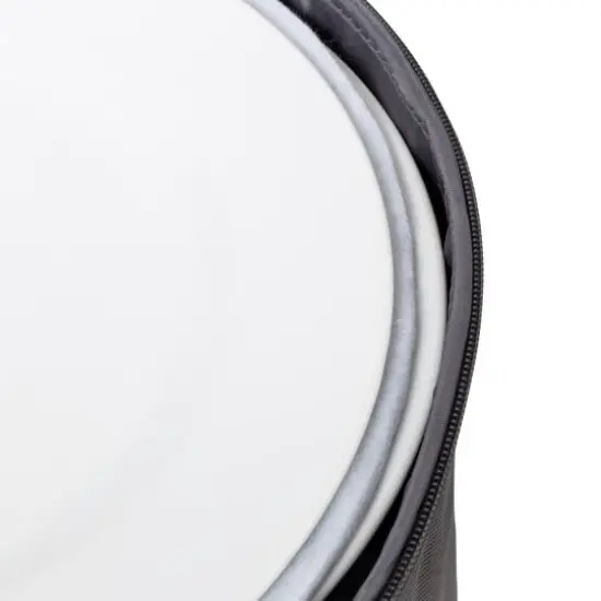 Honey Can Do Gray 8" Round Dinnerware Storage Box {8}