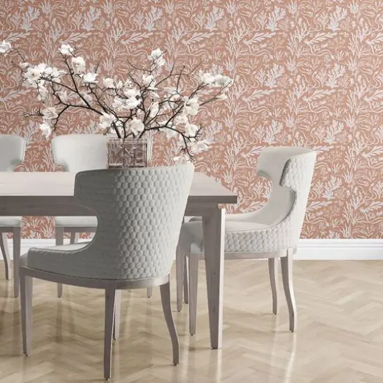 Elana Gabrielle Tides Peel & Stick WallpaperPapaya {4}