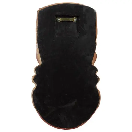 13.5" Tiki Mask Frown Face Outdoor Wall Hanging {4}