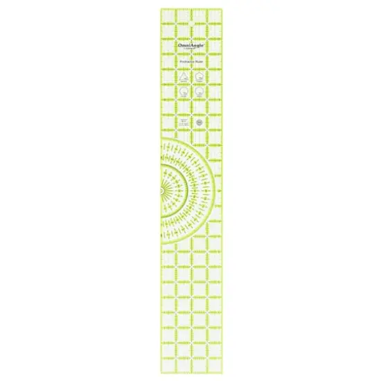 OmniAngle&trade; by Omnigrid&reg; 4" x 24" Protractor Ruler {1}
