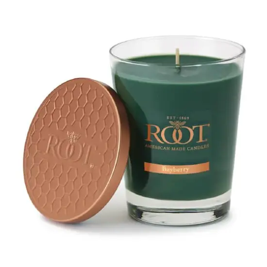 Root Candles 10.5oz. Large Scented Honeycomb Veriglass Jar Candle Bayberry {1}