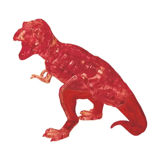 3D Crystal Puzzle - T-Rex (Red): 49 Pcs {1}