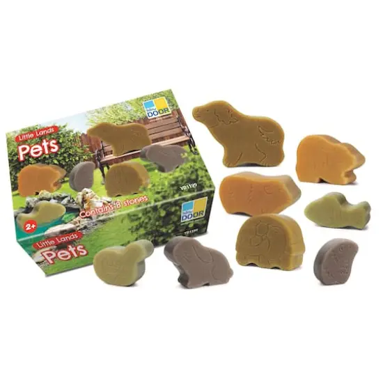 Yellow Door Little Lands Pets Stone Figure Play Set {1}