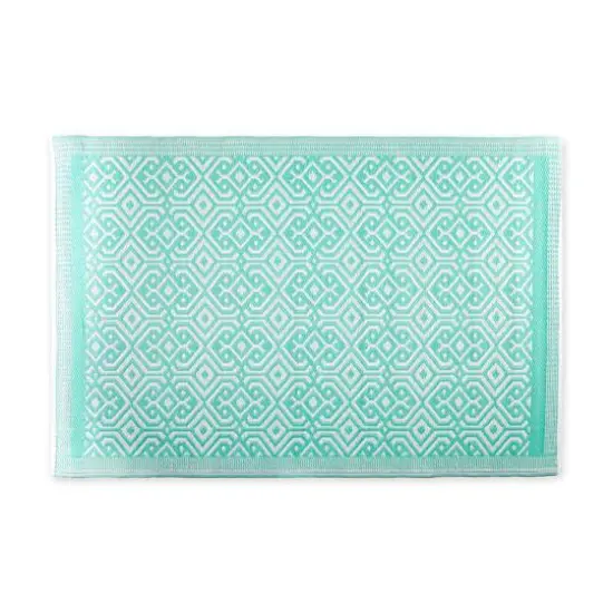 DII&reg; Aqua Moroccan Rug, 4ft. x 6ft. {3}