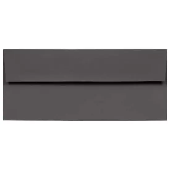 JAM Paper 8" x 11.5" Letter Paper & Envelopes #10 Business Stationery Set, 50ct. Dark Gray {5}