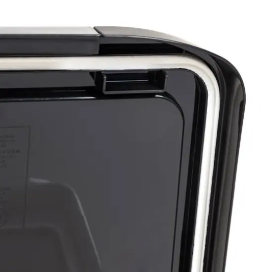 IRIS 32.5qt. Clear/Black Pet Food Container with Sealed Top {11}