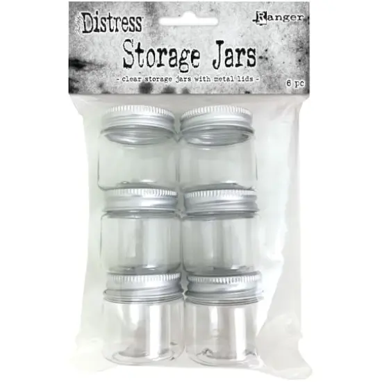 Tim Holtz Distress&reg; Empty Storage Jars, 6ct. {1}