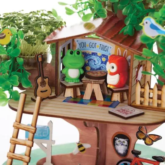 Creativity for Kids&reg; Build & Grow Tree House Kit {8}