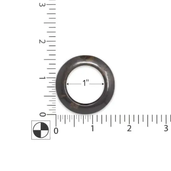 Dritz&reg; Home Rustic Brown 1" Round Curtain Grommets, 8ct. {4}