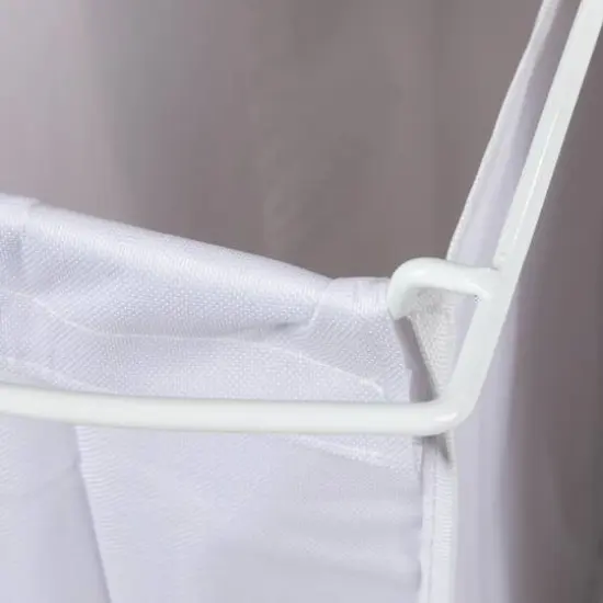 Household Essentials 3-Bag Laundry Sorter with Laminate Shelving White {8}