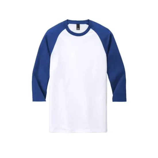 District&reg; Perfect Tri&reg; 3/4 Sleeve Raglan Deep Royal/White {1}