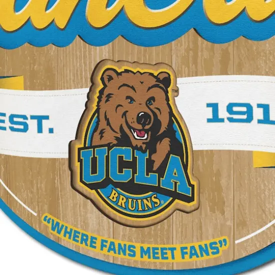 NCAA Fan Cave Sign UCLA Bruins {6}