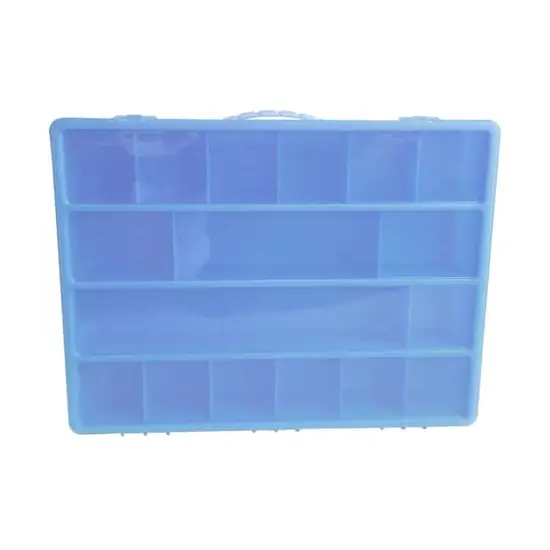 14" Plastic Craft Case by Creatology&trade; Blue {1}