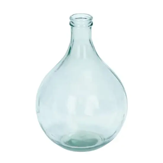 17" Clear Glass Farmhouse Vase {1}