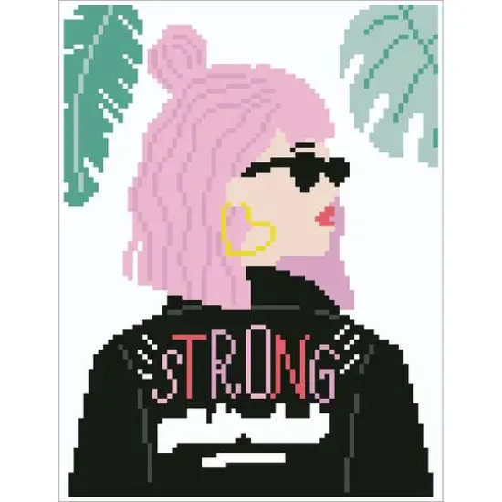 Camelot&reg; Dots Strong Girls Club Diamond Painting Kit {3}