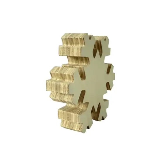 4.25" Unfinished Snowflake Wood Planks, 3ct. by Make Market&reg; {4}