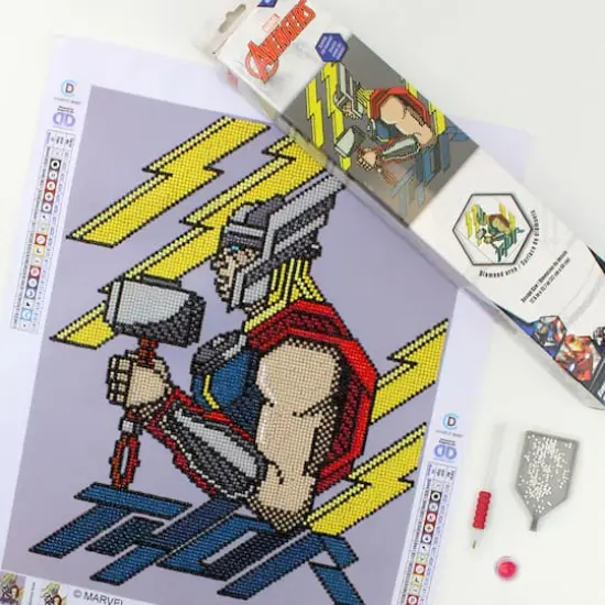Camelot&reg; Dots Thor Bring On The Thunder Diamond Painting Kit {5}