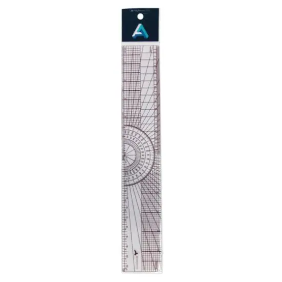 Art Alternatives 12" Protractor Ruler {1}