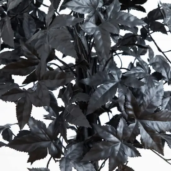 4ft. Artificial Halloween Black Maple Tree with Natural Trunk {4}