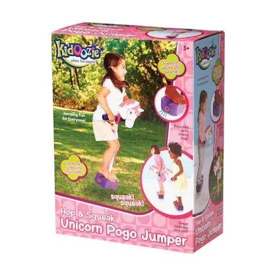 Hop & Squeak Unicorn Pogo Jumper {3}
