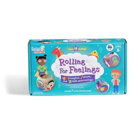 hand2mind Rolling for Feelings Emotions Dice Game {7}