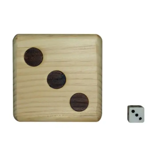 Jumbo Wooden Dice {5}