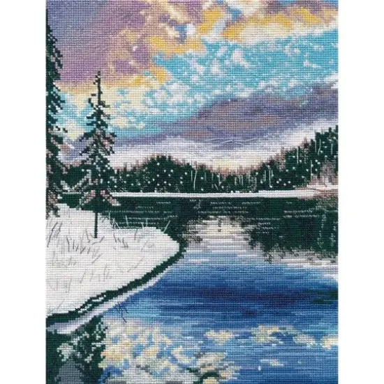 Oven Frosty Evening Cross Stitch Kit {1}