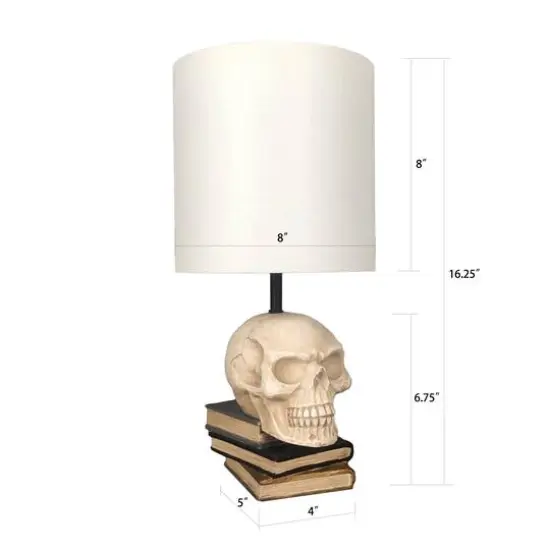 16.25" Skull Book Stack Lamp by Ashland&reg; {4}