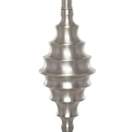 Set of 3 Silver Iron Coastal Table Lamp, 59" x 10" x 10" {9}