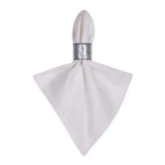 DII&reg; Galvanized Band Napkin Rings, 6ct. {5}