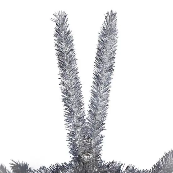 7ft. Unlit Vintage Aluminum Artificial Christmas Tree {4}
