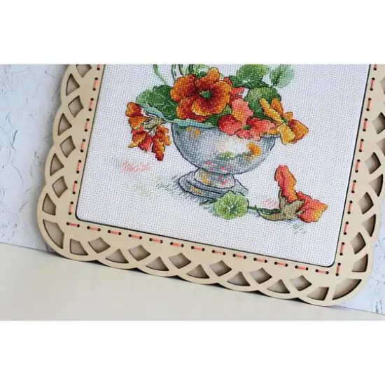 MP Studia Nasturtium Cross Stitch Kit {9}