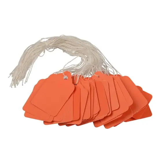 JAM Paper Orange Mini Gift Tags with String, 50ct. {3}