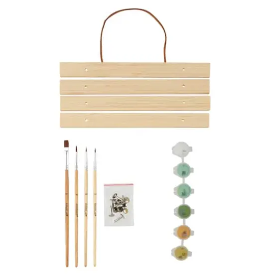 8" x 10" Yellow Vase with Daisies Paint-by-Number Kit with Wood Display Hanger by Artist's Loft&reg; {3}