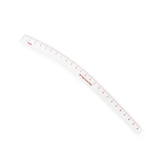 Dritz&reg; 24" Clear Hip Curve Ruler For Pattern Drafting {3}
