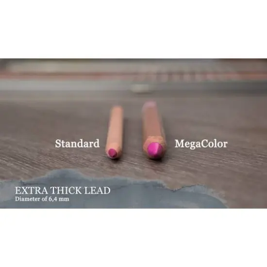 Cretacolor MegaColor 36 Color Pencil Set {9}