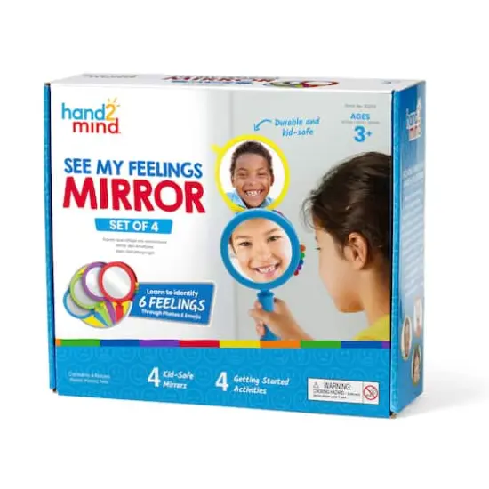 Hand2mind&reg; See My Feelings Mirror Set, 4ct. {1}