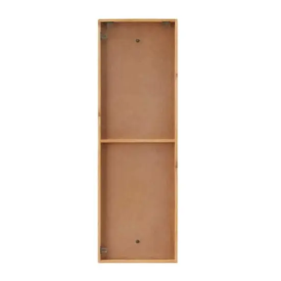 White Wood Contemporary Wall Decor, Set of 2 37" x 12" x 2" {5}