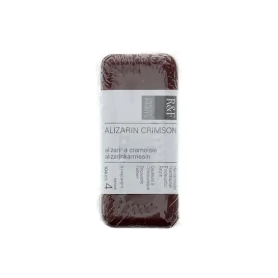R&F&reg; Encaustic Paint Cake, 104mL Alizarin Crimson {1}