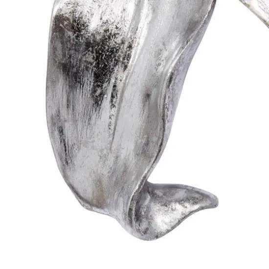 Set of 3 Silver Polystone Contemporary Wall Decor, 18", 15", 13" {6}