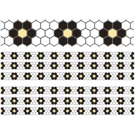 Eureka The Hive Floral Mosaic Deco Trim&reg; Set {1}