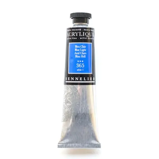 Sennelier Extra Fine Artists' Acrylic Paint, 60mL 365 Blue Light {1}