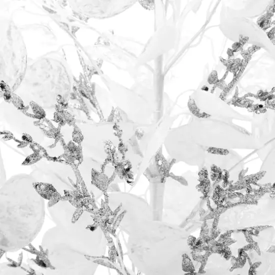 26" Unlit White Frost White Tabletop Artificial Christmas Tree {4}